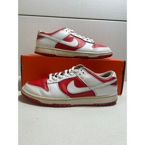 Nike Dunk Low Championship Red University Red White 12m #2560